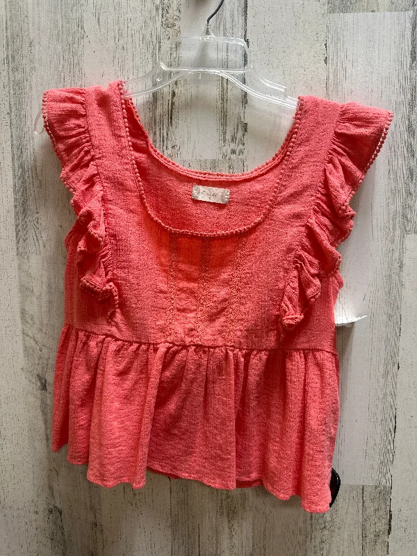 women's tops for those who love bold and vibrant colorsPink Top Short Sleeve Altard State, Size S