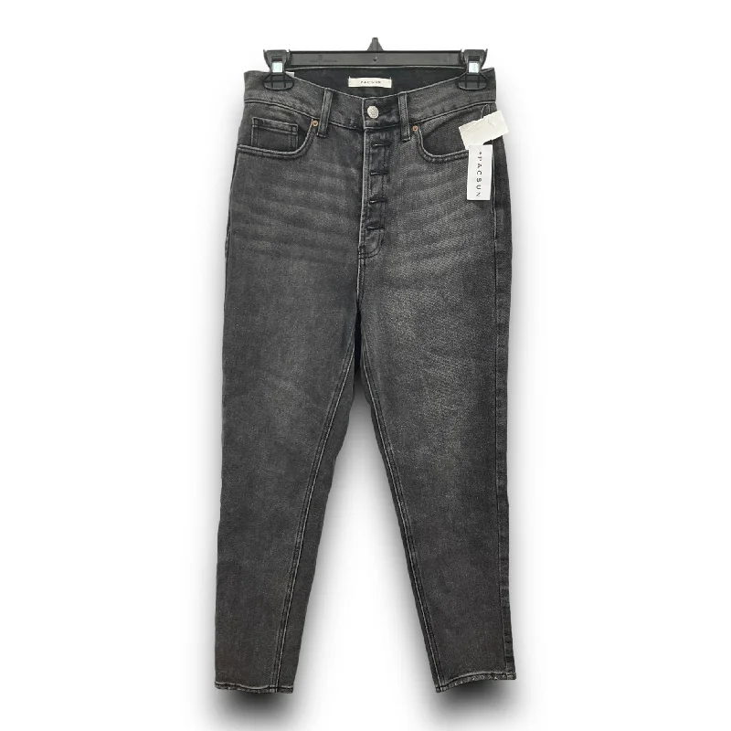 women's denim jeans for a relaxed lookBlack Jeans Straight Pacsun, Size 2