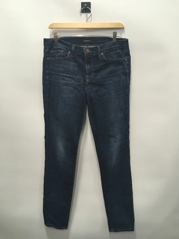 women's denim jeans for a casual FridayBlue Denim Jeans Skinny J Brand, Size 8