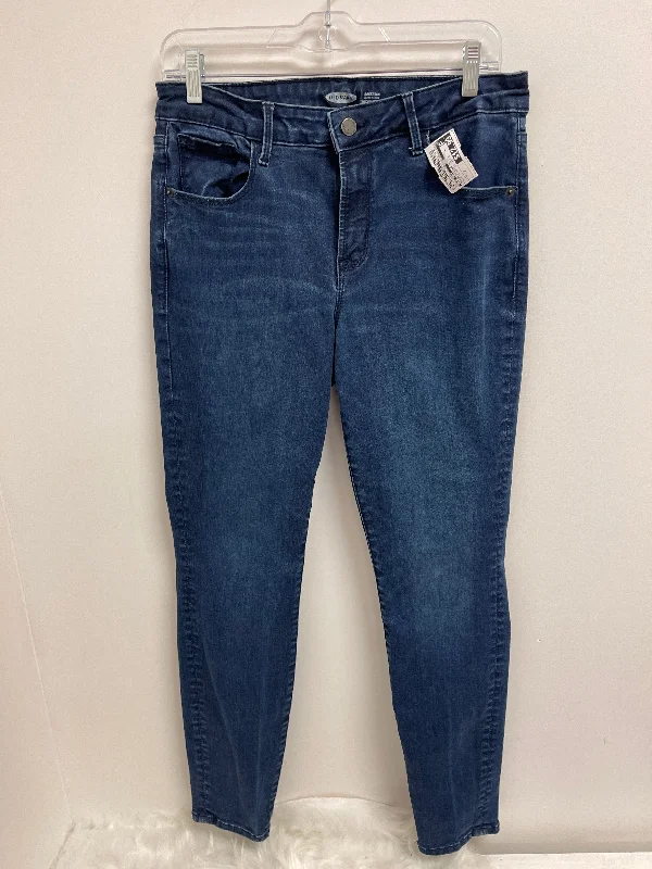 women's black denim jeansBlue Denim Jeans Skinny Old Navy, Size 12