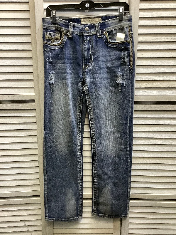 women's acid-washed denim jeansBlue Denim Jeans Skinny Blue Cult, Size 16