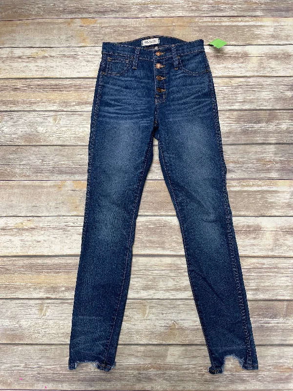 women's denim jeans with sequinsBlue Denim Jeans Skinny Madewell, Size 0