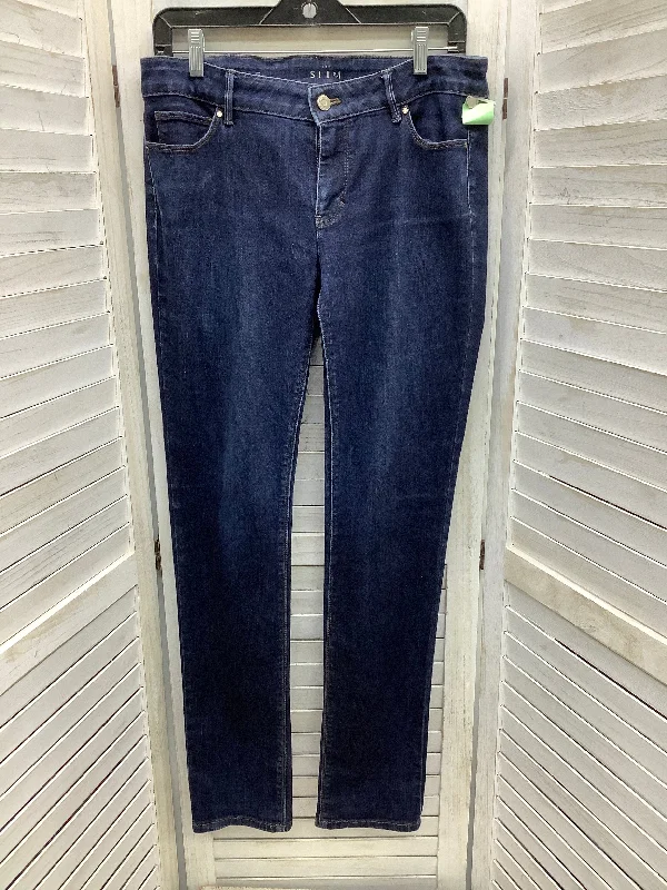 women's denim jeans for a glamorous eveningBlue Denim Jeans Skinny White House Black Market, Size 6