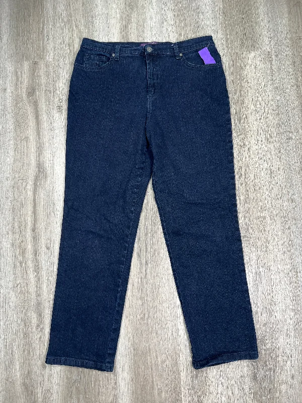 women's denim jeans for a glamorous eveningBlue Denim Jeans Straight Gloria Vanderbilt, Size 12