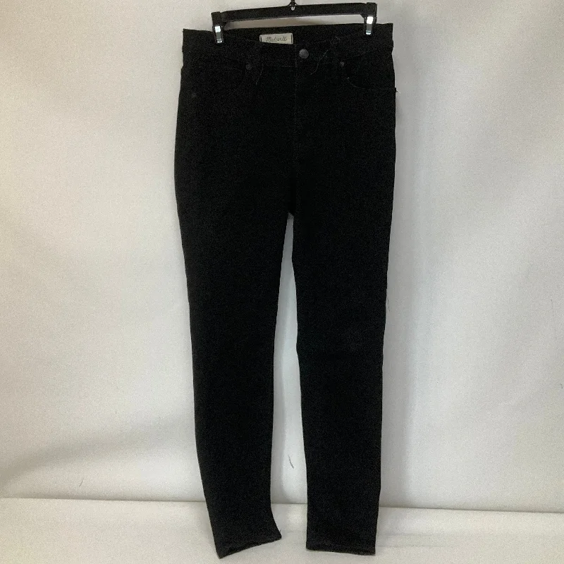 women's faded denim jeansBlack Denim Jeans Straight Madewell, Size 4