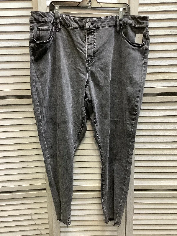 women's cropped denim jeansBlack Denim Jeans Straight Ava & Viv, Size 24