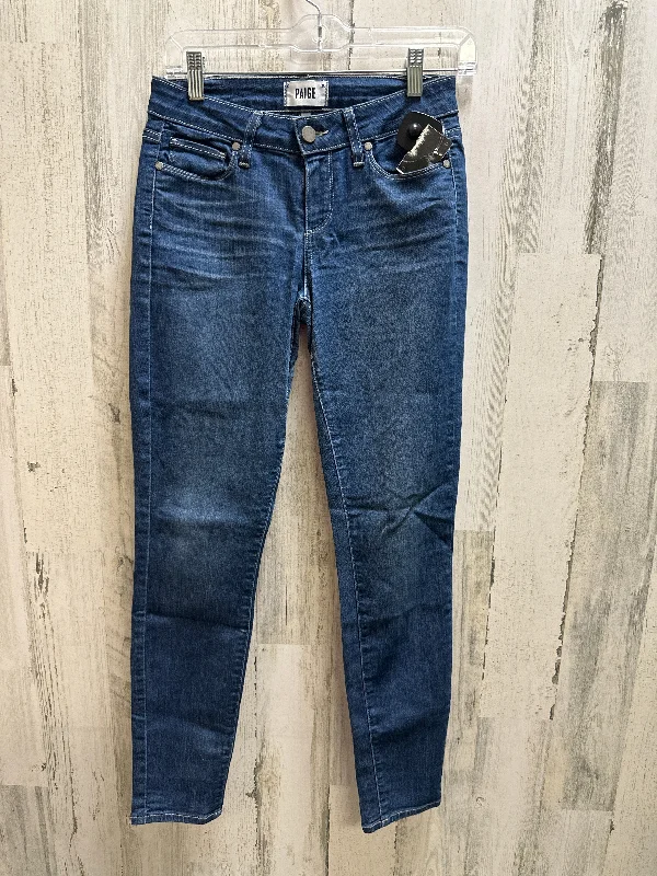 women's denim jeans for a casual FridayBlue Denim Jeans Skinny Paige, Size 2