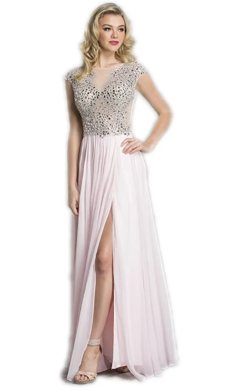 women's maximalist dressesAspeed Design - Crystal Embellished Evening Dress