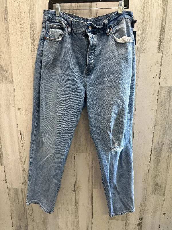 women's denim jeans for plus-size womenBlue Denim Jeans Straight Old Navy, Size 18