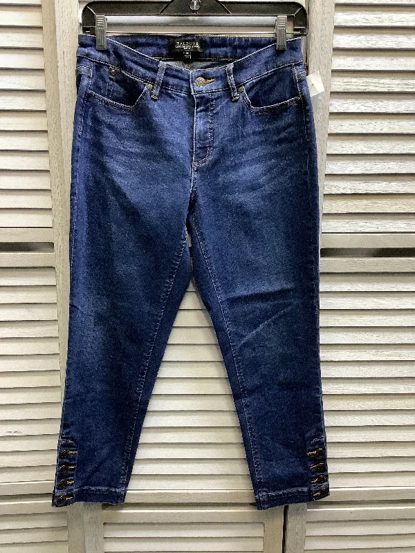 women's ankle-length denim jeansBlue Denim Jeans Cropped Talbots, Size 4