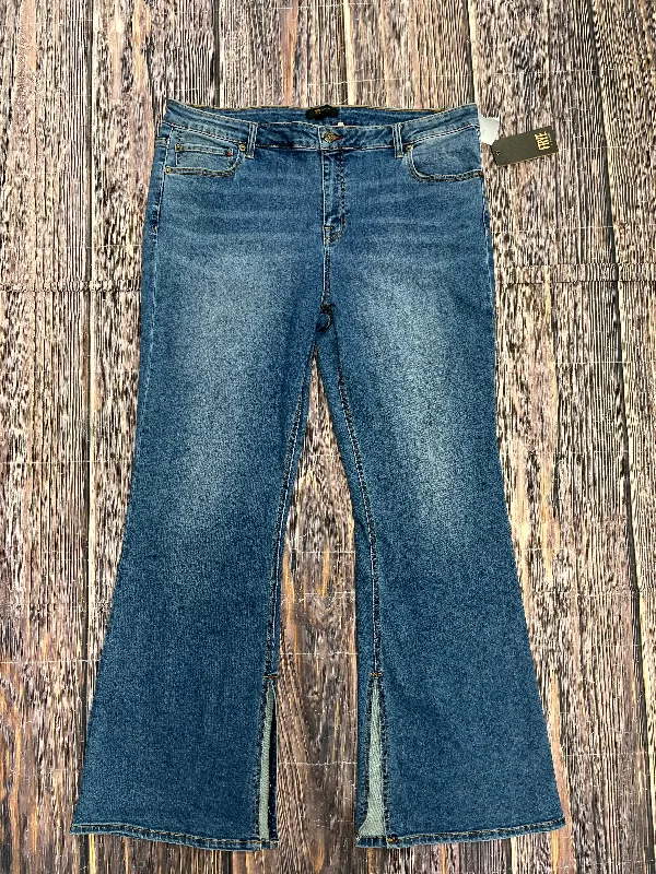 women's light denim jeansBlue Denim Jeans Boot Cut Frye, Size 20