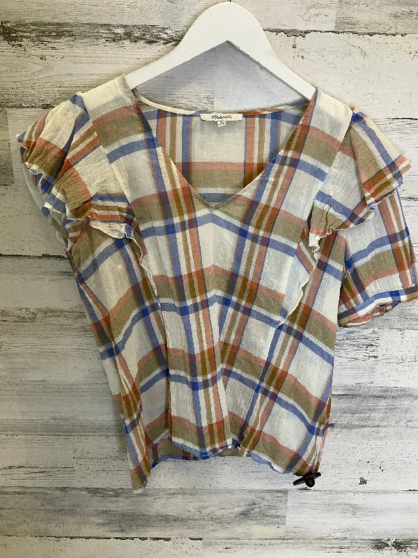 camisoles for womenBeige Top Short Sleeve Madewell, Size M