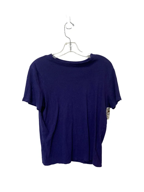 women's tops for those who appreciate subtle and muted tonesPurple Top Short Sleeve A New Day, Size S