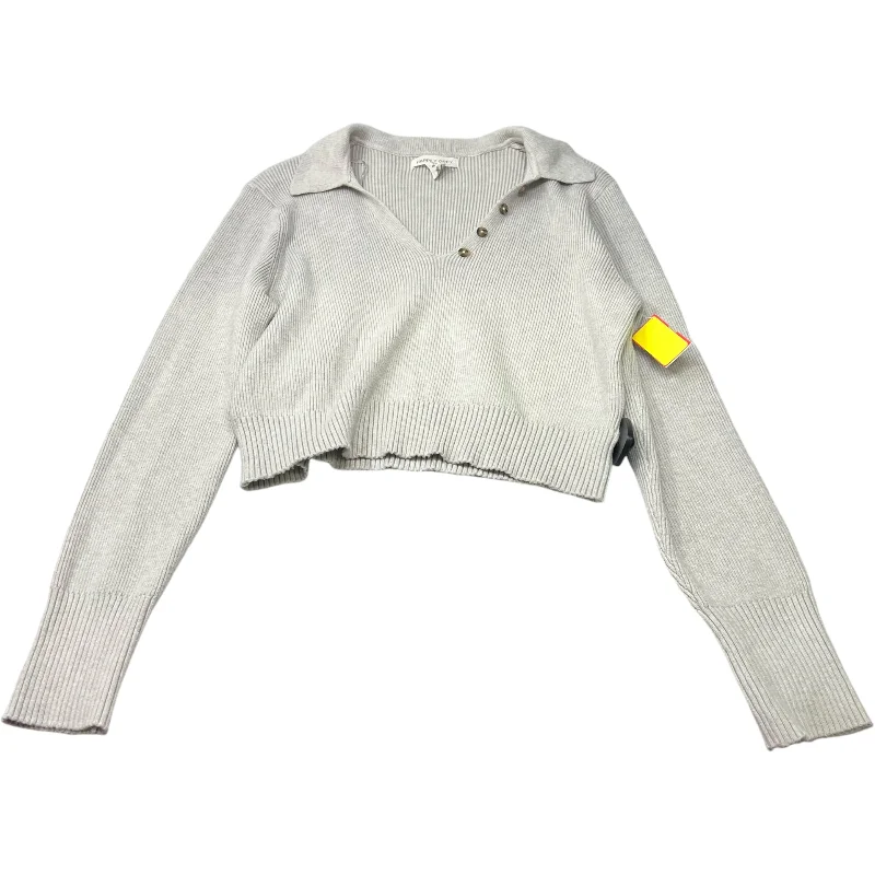 women's tops for those who appreciate subtle and muted tonesTop Long Sleeve By Happily Grey In Grey, Size: Xl