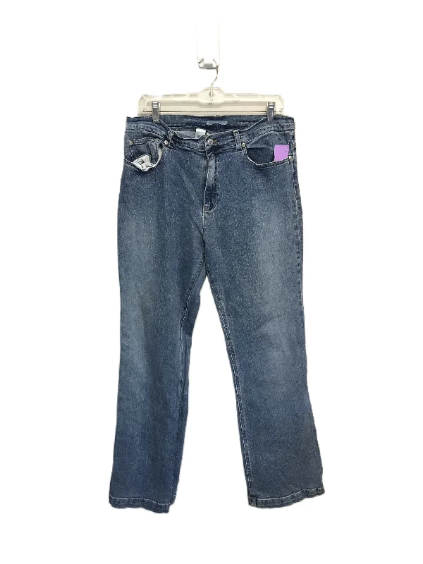 women's denim jeans for a night at the clubBlue Denim Jeans Boot Cut By Jones New York, Size: 14