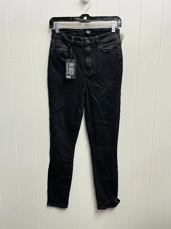 women's denim jeans for tall womenBlack Denim Jeans Skinny Paige, Size 6