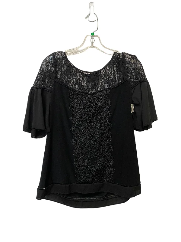 women's tops with sequin embellishmentsBlack Top Short Sleeve White House Black Market, Size Xs