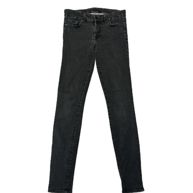 women's denim jeans for a glamorous eveningGrey Jeans Designer By 7 For All Mankind, Size: 4