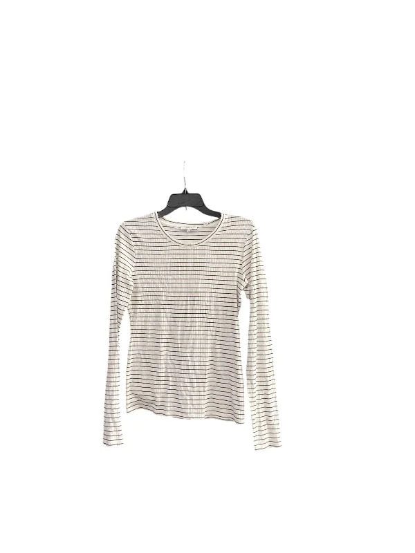 women's tops that offer a perfect blend of style, comfort, and affordabilityTop Long Sleeve By Vince In Striped Pattern, Size: M