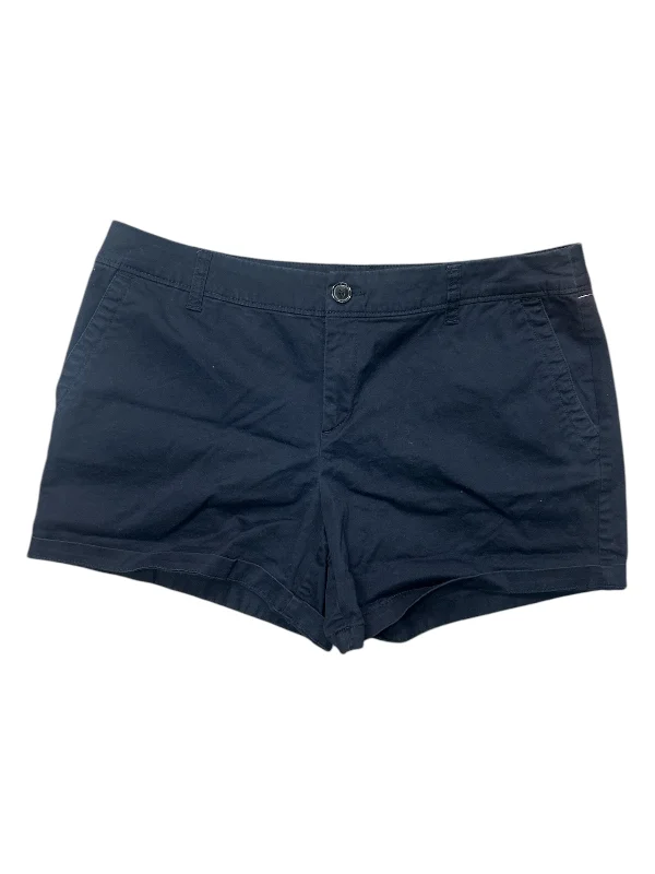 women's chiffon shortsShorts By Liz Claiborne In Navy, Size: 14