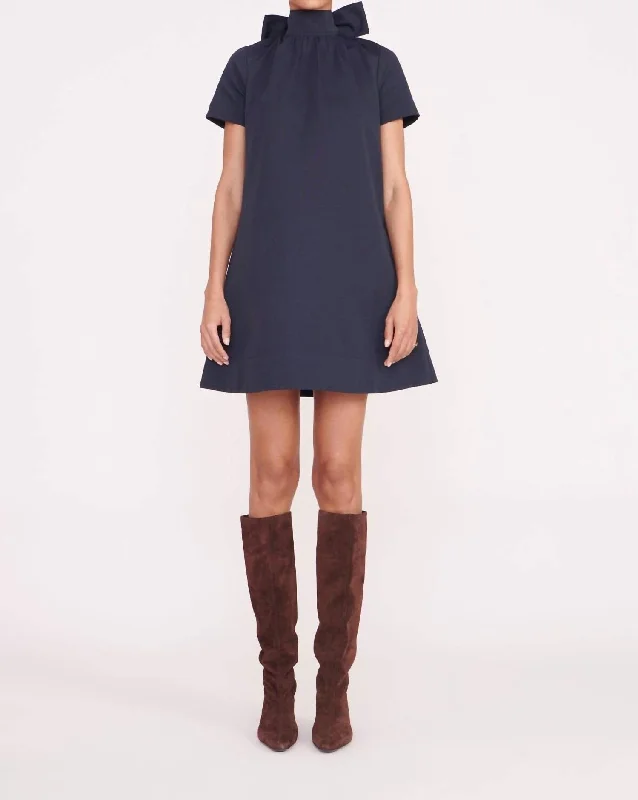 women's high-low dressesMini Ilana Dress In Navy