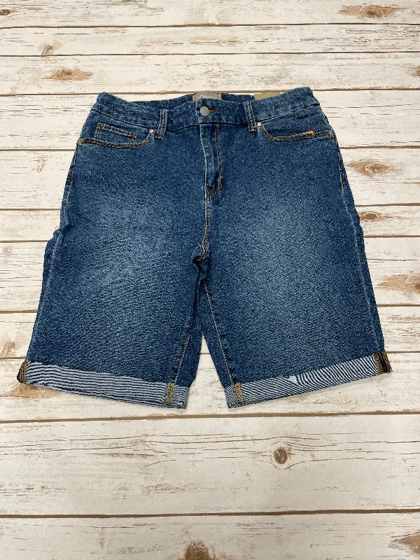 women's cargo shortsShorts By Chicos In Blue Denim, Size: M