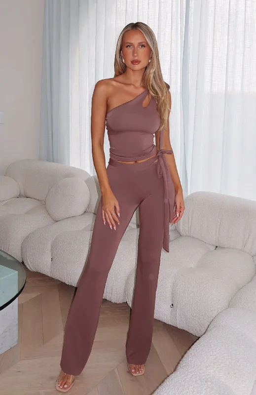 Reckless Romance Pants Mocha