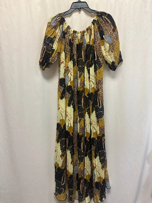 Flutter-Sleeve DressDress Casual Maxi By Clothes Mentor In Animal Print, Size: S