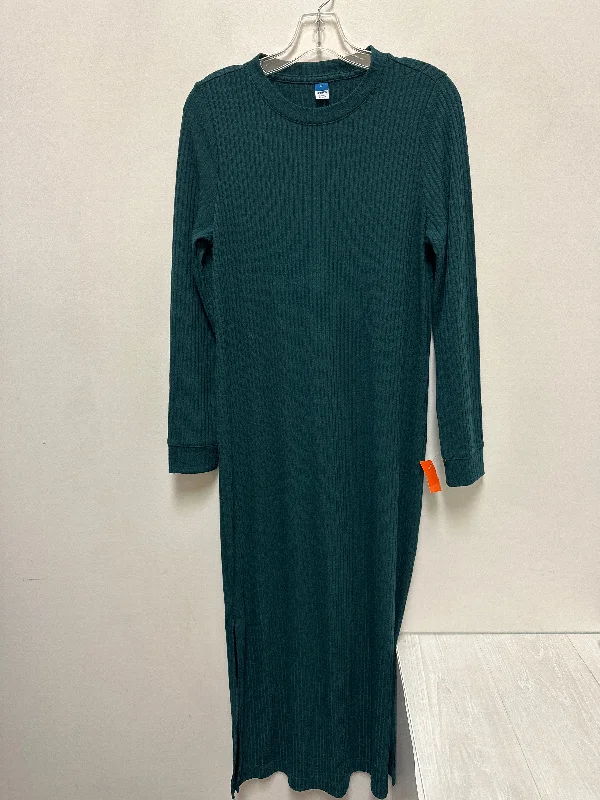 Beaded DressDress Casual Maxi By Old Navy In Green, Size: M