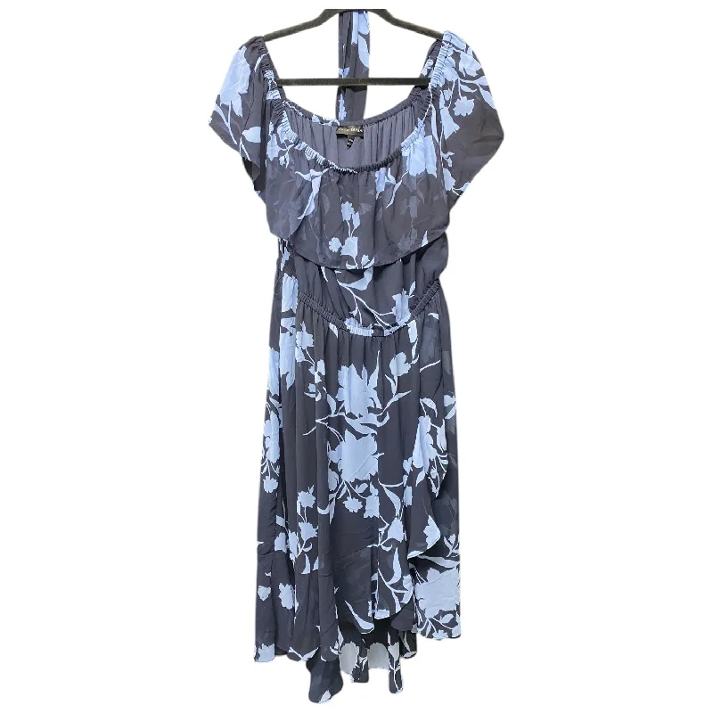 women's stylish dressesDress Casual Maxi By Lane Bryant In Blue, Size: 16