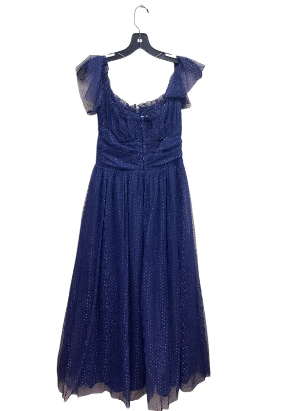 Off-The-Shoulder DressDress Casual Maxi By Lulus In Blue, Size: M