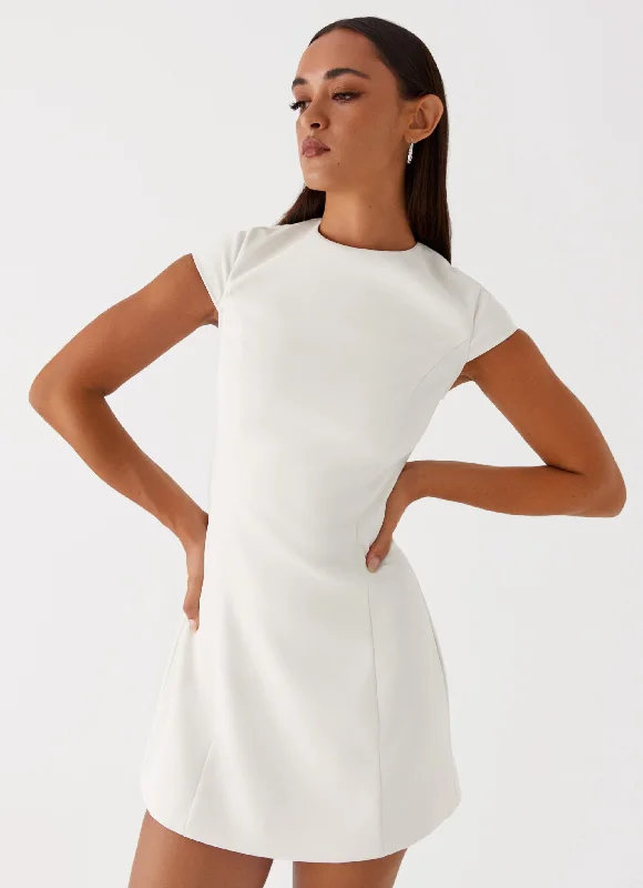 Backless DressHarriet Mini Dress - Off White