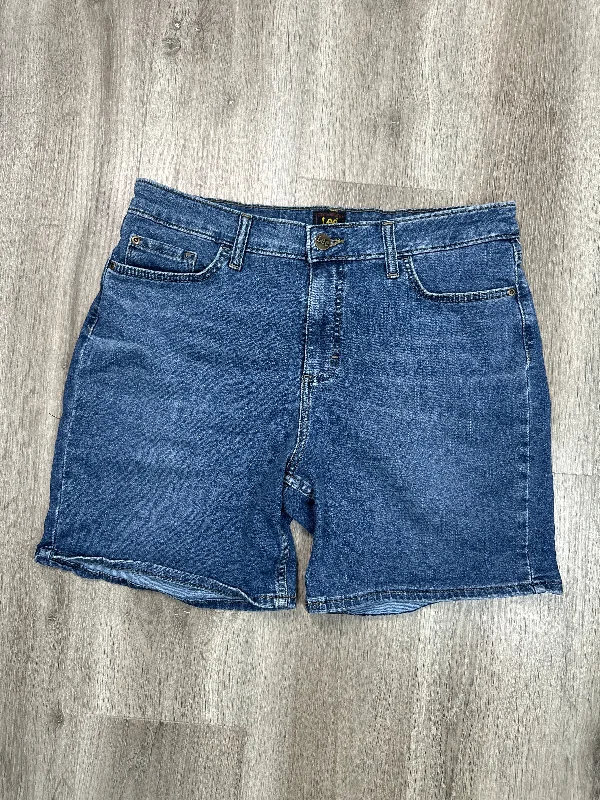 women's petite shortsShorts By Lee In Blue Denim, Size: 14