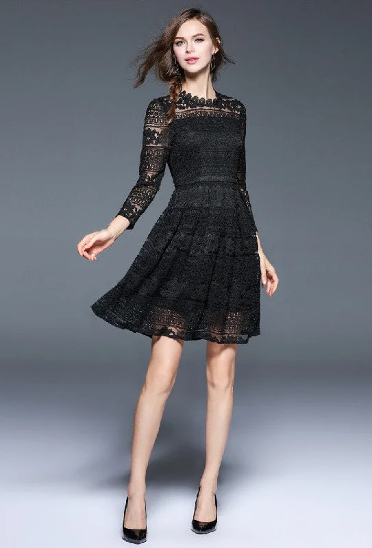 Jersey DressAll-Over Lace Midi Dress