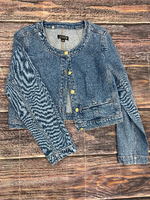 women's coats for breastfeeding mothersJacket Denim By J. Crew In Blue Denim, Size: S