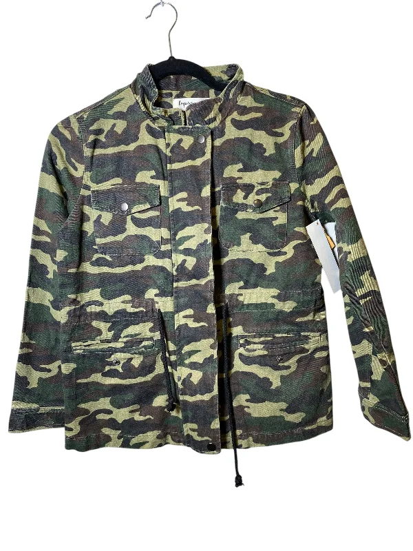 women's stylish coatsJacket Denim By Impressions In Camouflage Print, Size: S