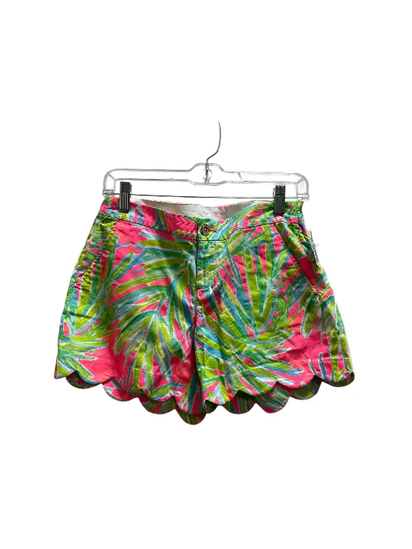 women's eco-friendly shortsShorts Designer By Lilly Pulitzer In Green, Size: 4