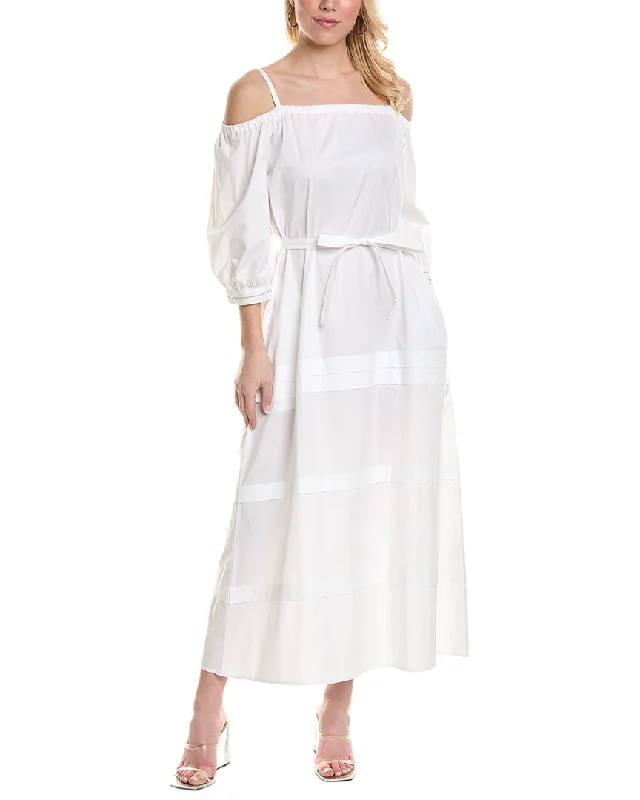 Halter DressPeserico Off-The-Shoulder Maxi Dress