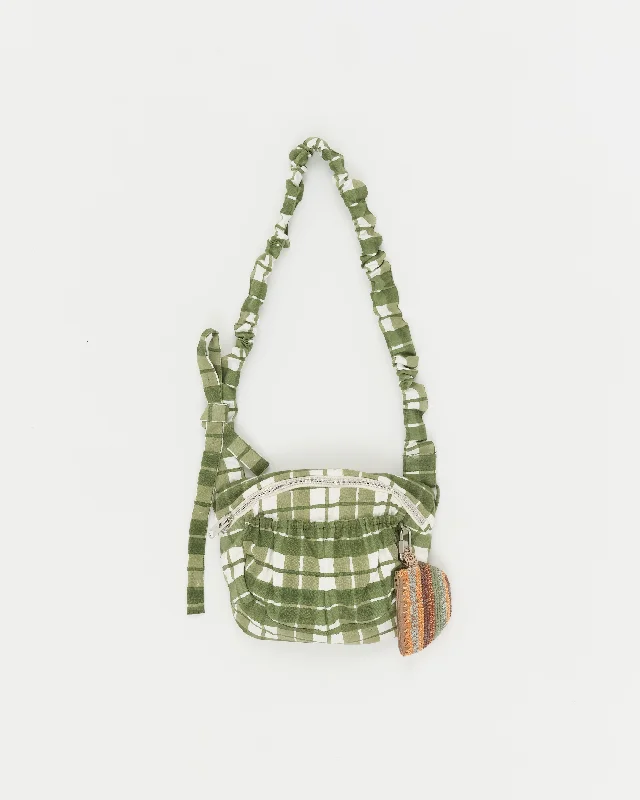 women's designer shortsSmall Waistpack Port-All - Olive Check