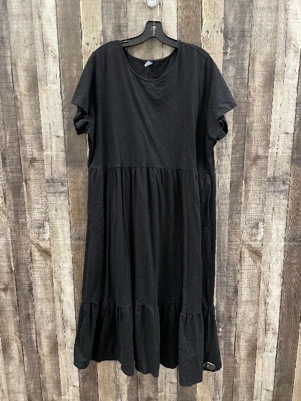 Tall Women DressDress Casual Maxi By Old Navy In Black, Size: Xxl