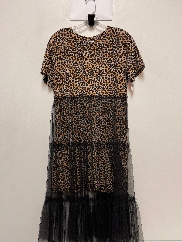 women's empire-line dressesDress Casual Maxi By Hayden La In Animal Print, Size: S