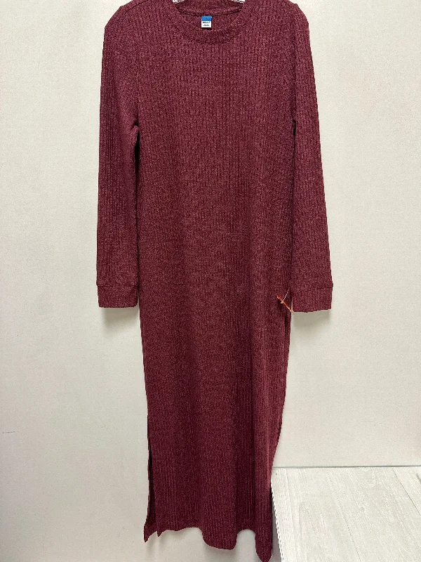 Pastel DressDress Casual Maxi By Old Navy In Red, Size: M