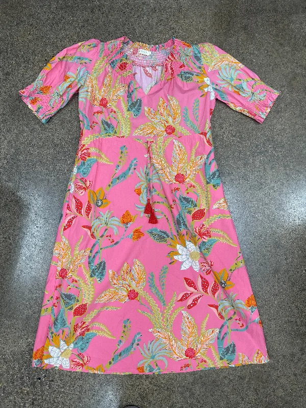 Cocktail DressDress Casual Maxi By Spartina In Pink, Size: M