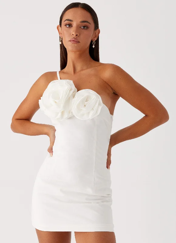 Peplum DressElijah Mini Dress - Ivory