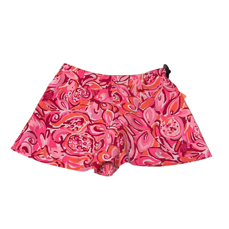 women's straight-leg shortsShorts Designer By Lilly Pulitzer In Pink, Size: 0