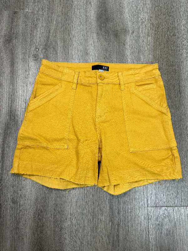 women's A-line shortsShorts By Kut In Yellow Denim, Size: S