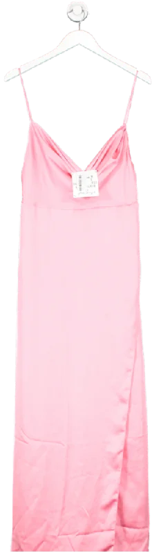 Petite DressFame And Partners Pink The Rosabel Maxi Dress UK 16