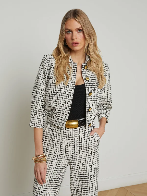 women's coats for those who prefer classic over trendyJia Tweed Jacket