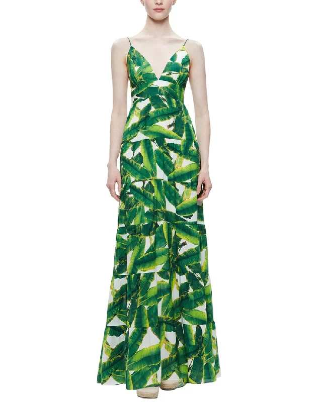 Cut-Out Dressalice + olivia Karolina Halter Maxi Dress