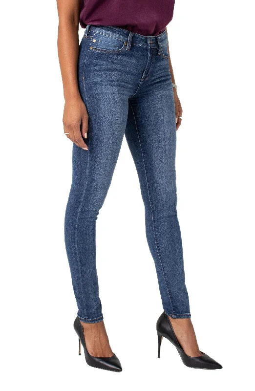 women's solid-color shortsABBY SKINNY HIGH PERFORMANCE ECO DENIM